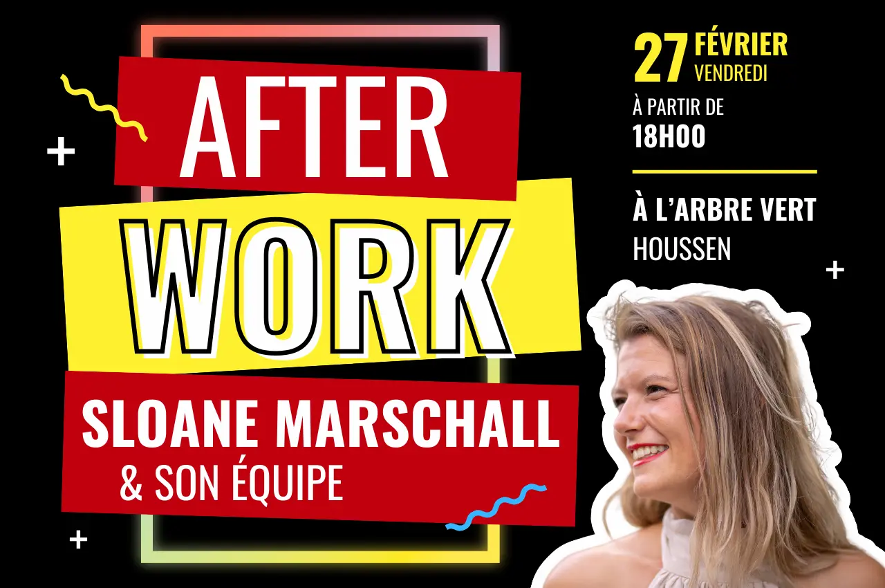 Afterwork à L’Arbre Vert Houssen avec Sloane Marschall – Vendredi 27 Février dès 18h